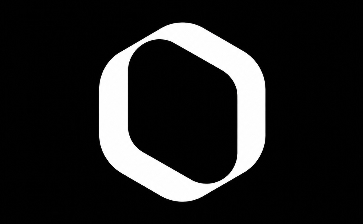 final logo: hexagon mark