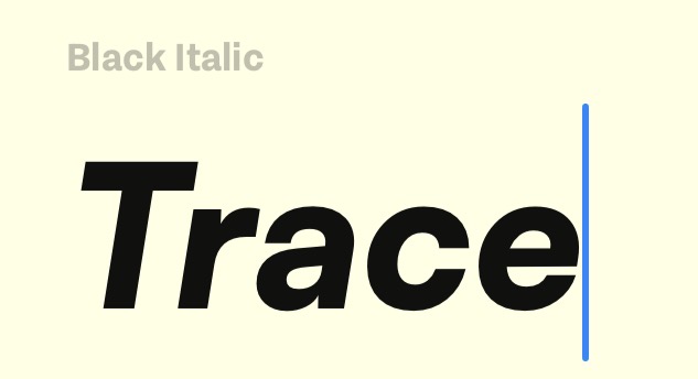 satoshi black italic